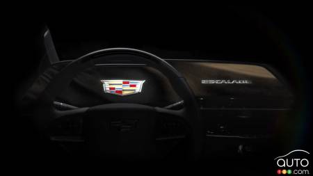 Cadillac Teases its New Curved OLED Dashboard